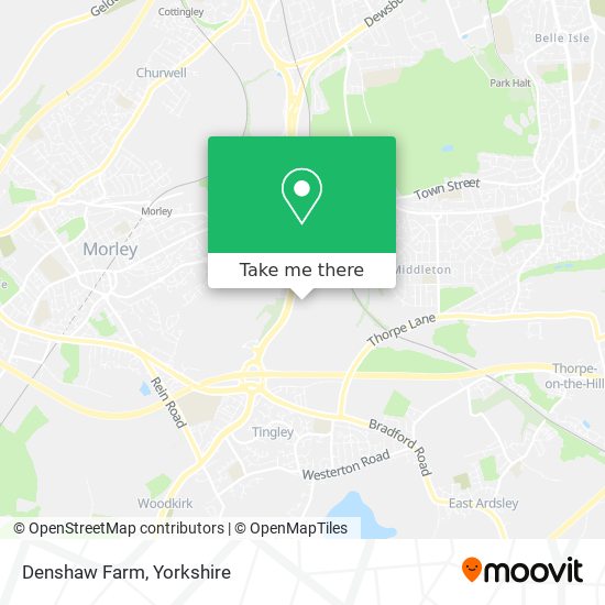 Denshaw Farm map