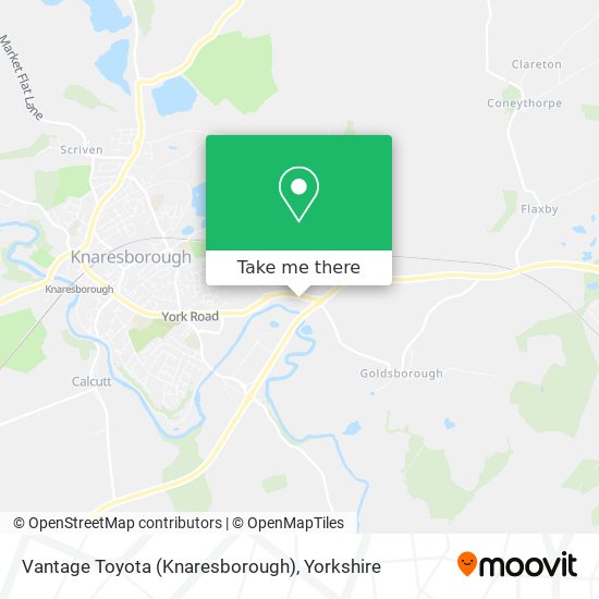 Vantage Toyota (Knaresborough) map