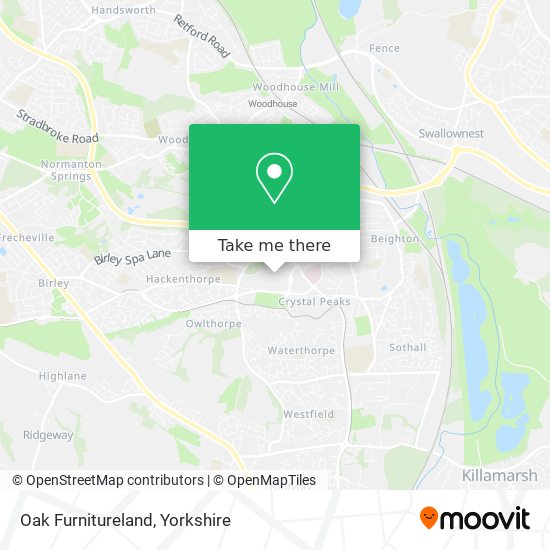 Oak Furnitureland map