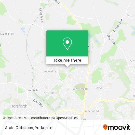 Asda Opticians map