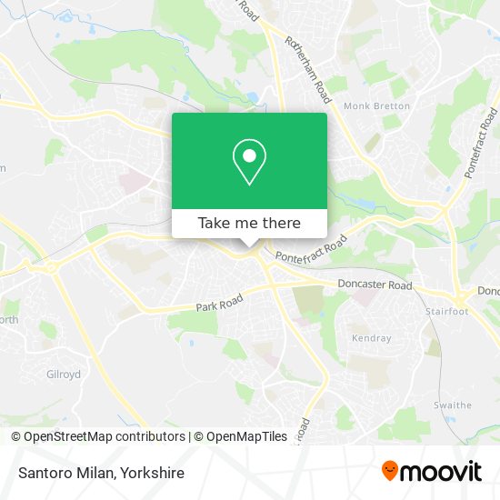 Santoro Milan map