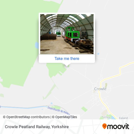Crowle Peatland Railway map