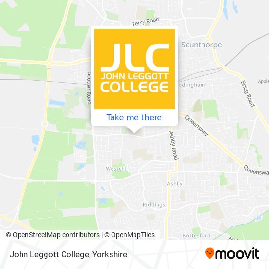 John Leggott College map