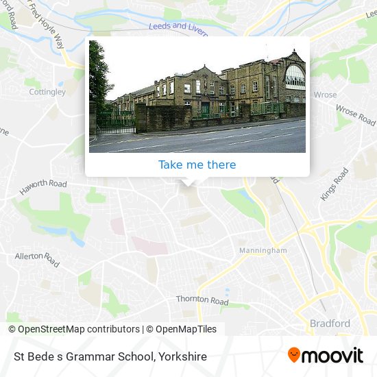 St Bede s Grammar School map