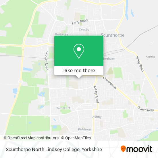 Scunthorpe North Lindsey College map