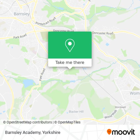 Barnsley Academy map