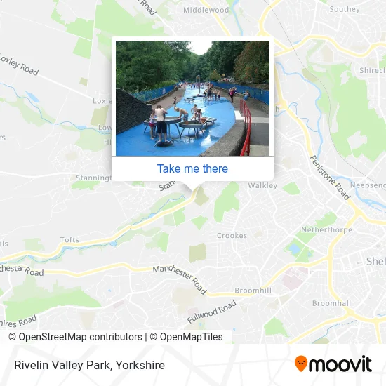 Rivelin Valley Park map