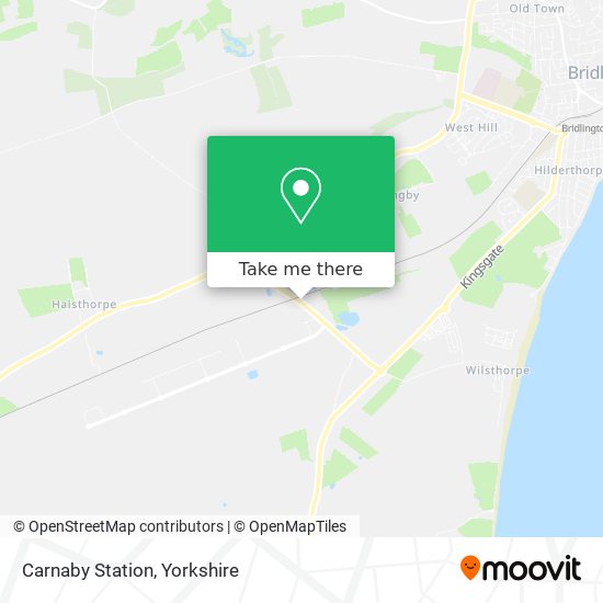 Carnaby Station map