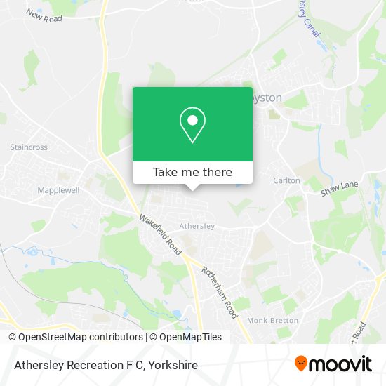 Athersley Recreation F C map