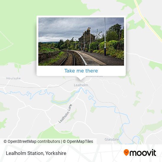 Lealholm Station map