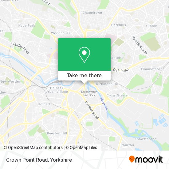 Crown Point Road map