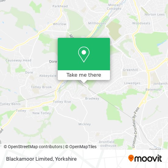 Blackamoor Limited map
