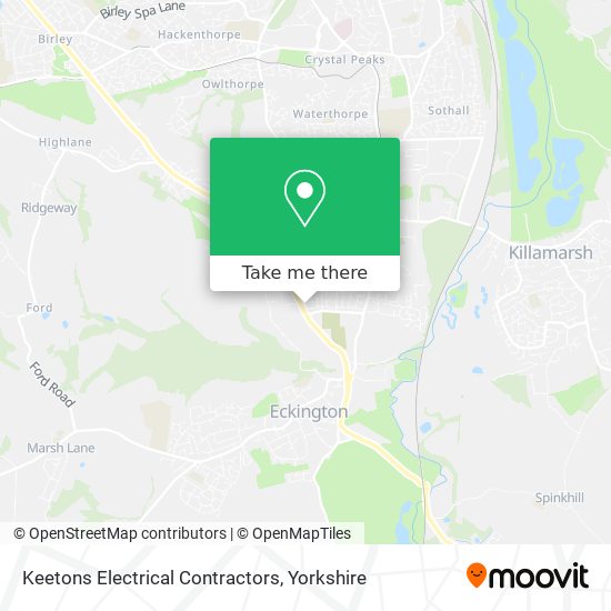 Keetons Electrical Contractors map