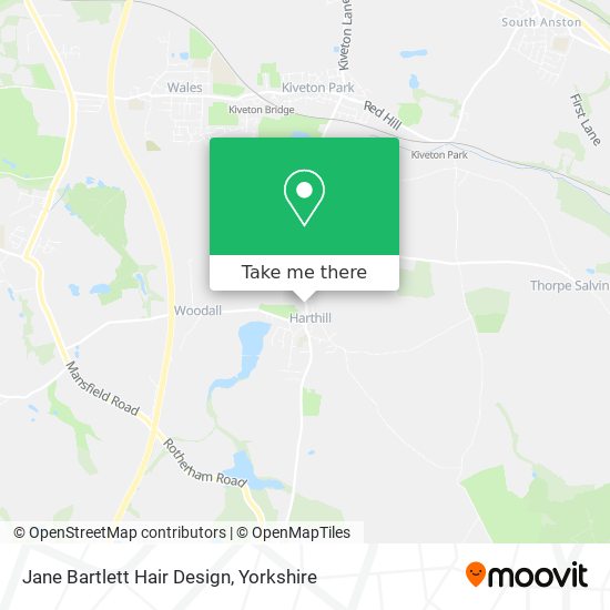 Jane Bartlett Hair Design map