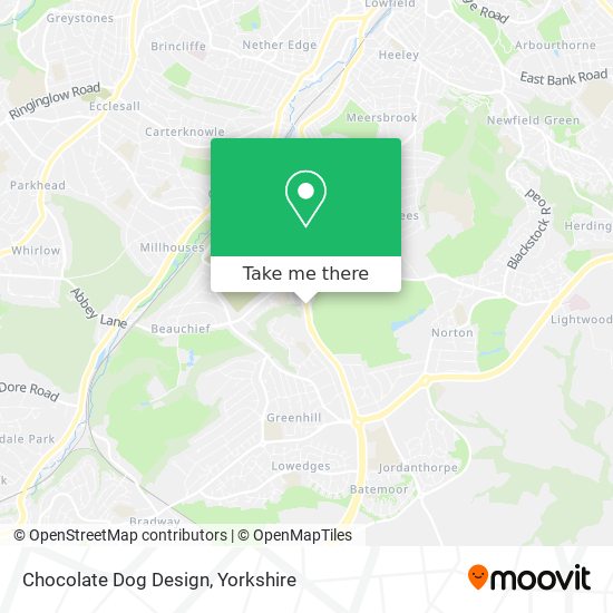 Chocolate Dog Design map