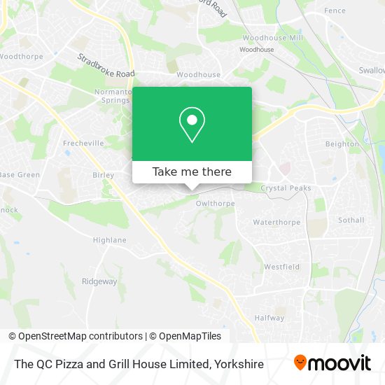 The QC Pizza and Grill House Limited map