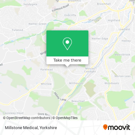 Millstone Medical map