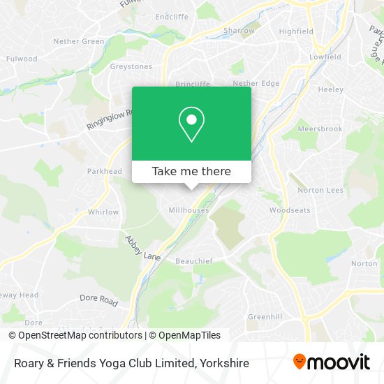 Roary & Friends Yoga Club Limited map