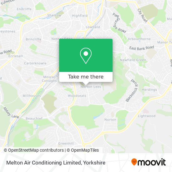 Melton Air Conditioning Limited map