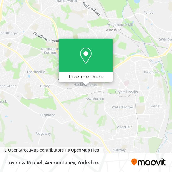 Taylor & Russell Accountancy map