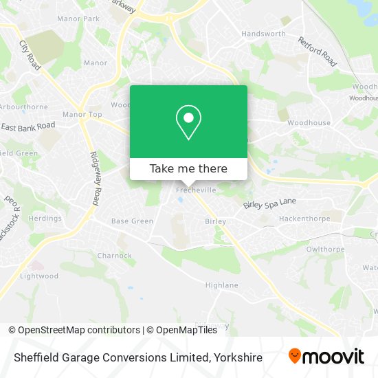 Sheffield Garage Conversions Limited map