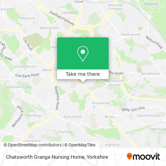 Chatsworth Grange Nursing Home map