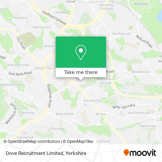 Dove Recruitment Limited map