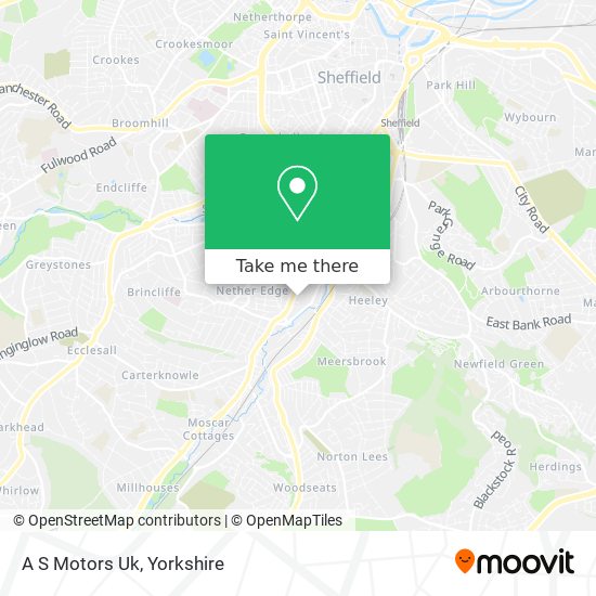 A S Motors Uk map