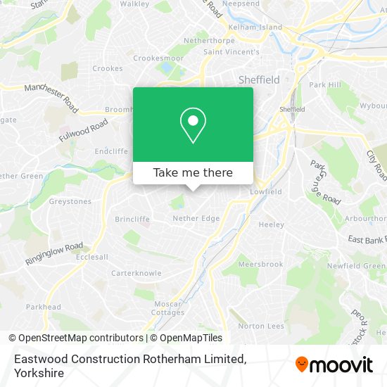 Eastwood Construction Rotherham Limited map