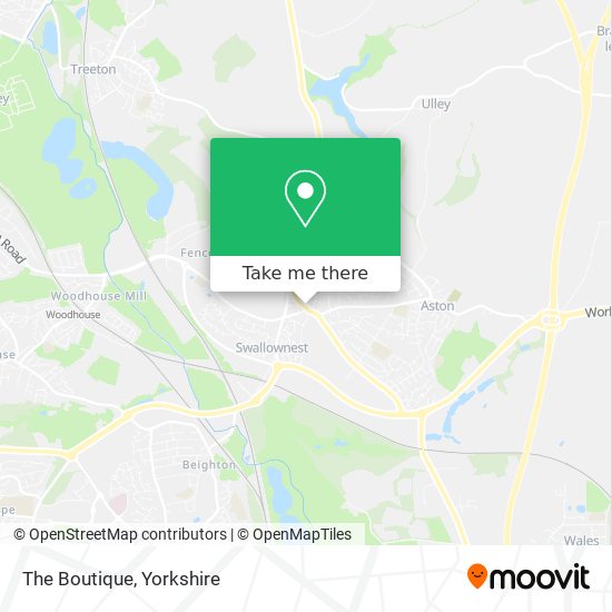 The Boutique map