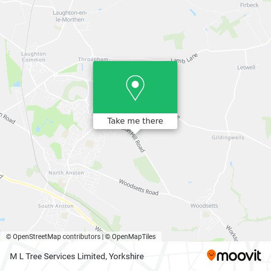 M L Tree Services Limited map