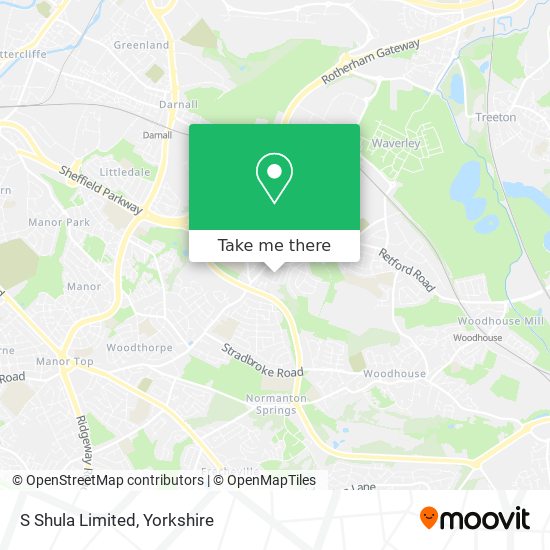 S Shula Limited map