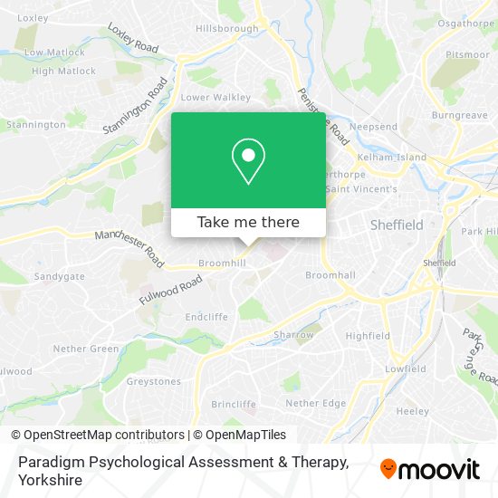 How to get to Paradigm Psychological Assessment & Therapy in Sheffield