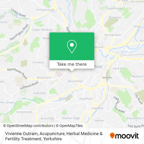 Vivienne Outram, Acupuncture, Herbal Medicine & Fertility Treatment map