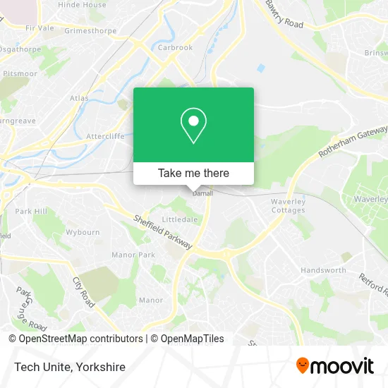 Tech Unite map