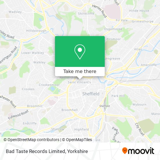 Bad Taste Records Limited map