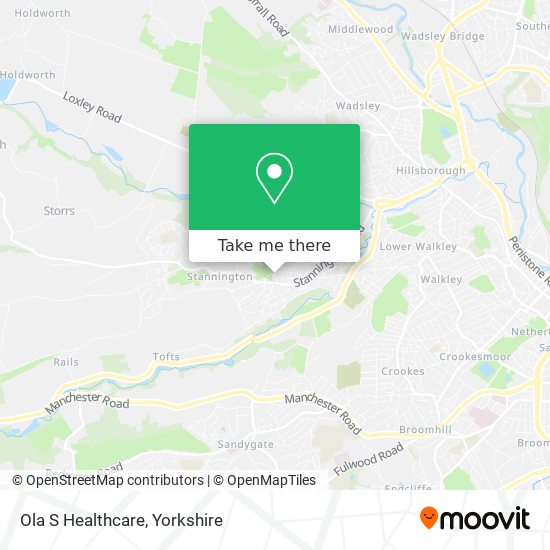 Ola S Healthcare map