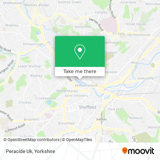 Peracide Uk map