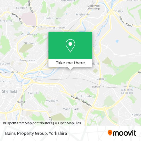 Bains Property Group map