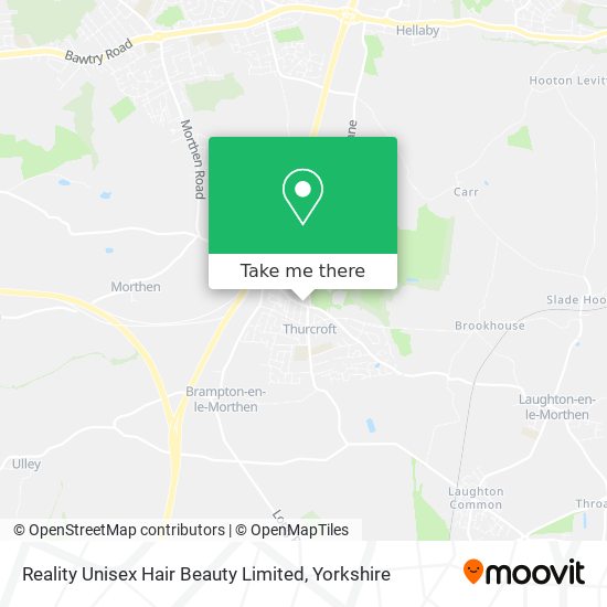 Reality Unisex Hair Beauty Limited map