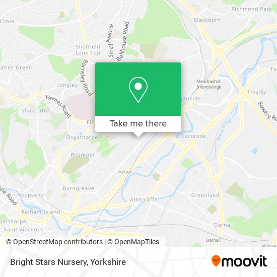 Bright Stars Nursery map