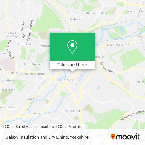 Galaxy Insulation and Dry Lining map