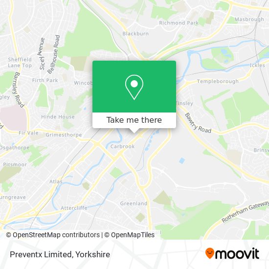 Preventx Limited map