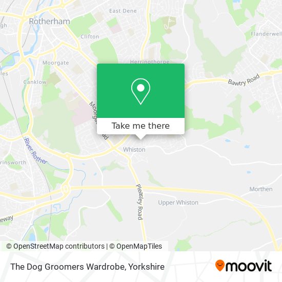 The Dog Groomers Wardrobe map
