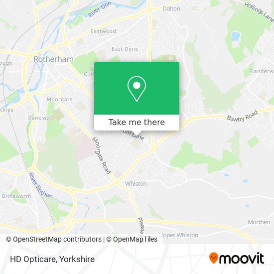 HD Opticare map