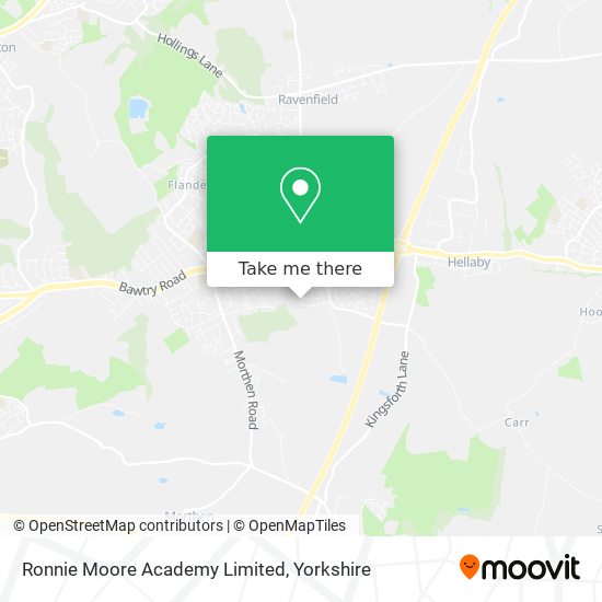 Ronnie Moore Academy Limited map