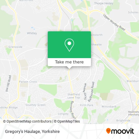 Gregory's Haulage map