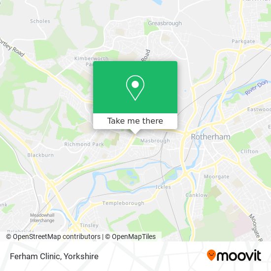 Ferham Clinic map