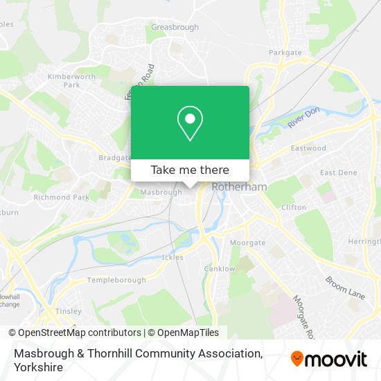 Masbrough & Thornhill Community Association map