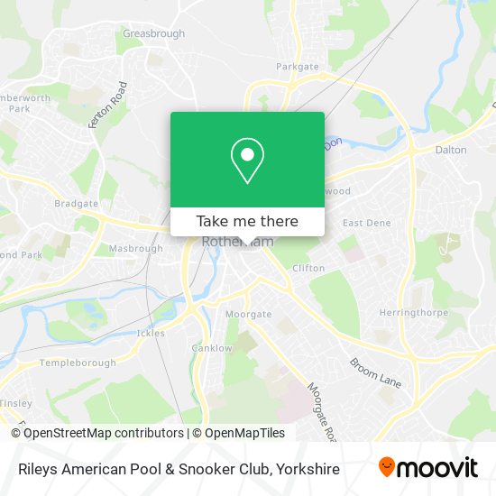Rileys American Pool & Snooker Club map